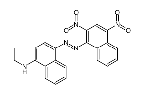 4-[(2,4-dinitronaphthalen-1-yl)diazenyl]-N-ethylnaphthalen-1-amine Structure