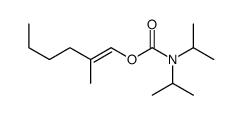 2-methylhex-1-enyl N,N-di(propan-2-yl)carbamate结构式