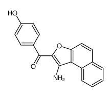 (1-aminobenzo[e][1]benzofuran-2-yl)-(4-hydroxyphenyl)methanone结构式