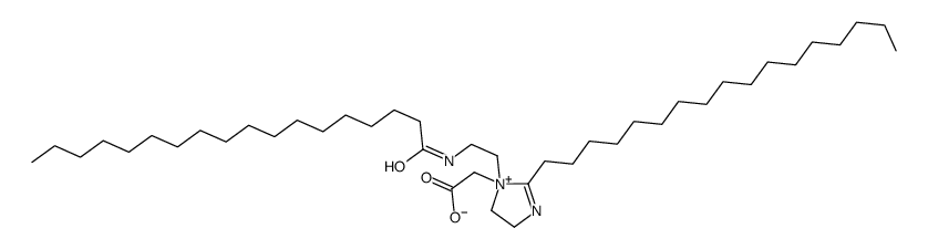 2-[2-heptadecyl-1-[2-(octadecanoylamino)ethyl]-4,5-dihydroimidazol-1-ium-1-yl]acetate Structure