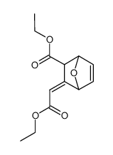 3-[1-Ethoxycarbonyl-meth-(E)-ylidene]-7-oxa-bicyclo[2.2.1]hept-5-ene-2-carboxylic acid ethyl ester Structure