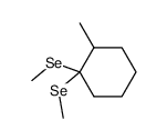 1,1-bis(methylseleno)-2-methylcyclohexane Structure