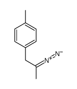 Benzene,1-(2-diazopropyl)-4-methyl- (9CI)结构式