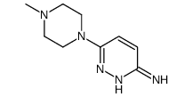 6-(4-甲基哌嗪-1-基)哒嗪-3-胺结构式