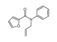 N-phenyl-N-prop-2-enylfuran-2-carboxamide Structure