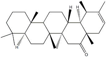 (18α)-Urs-20-en-16-one structure