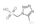 5-Mercapto-1H-tetrazole-1-methane sulphonic acid Structure