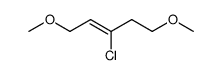3-chloro-1,5-dimethoxy-pent-2-ene Structure