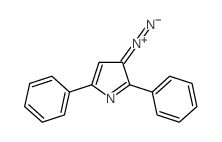 (2,5-diphenylpyrrol-3-ylidene)-imino-azanium structure