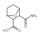 7-Oxabicyclo[2.2.1]heptane-2-carboxylic acid,3-(aminocarbonyl)- structure