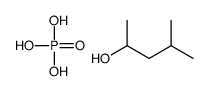 2-Pentanol, 4-methyl-, phosphate Structure