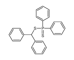 benzhydrylsulfanyl-diphenyl-sulfanylidene-λ5-phosphane结构式