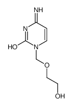 4-amino-1-(2-hydroxyethoxymethyl)pyrimidin-2-one Structure