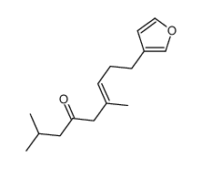 9-(furan-3-yl)-2,6-dimethylnon-6-en-4-one结构式
