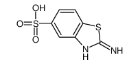2-amino-1,3-benzothiazole-5-sulfonic acid结构式