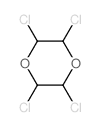 2,3,5,6-tetrachloro-1,4-dioxane structure