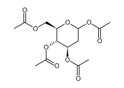 1,3,4,6-Tetra-O-acetyl-2-deoxy-D-glucopyranose structure