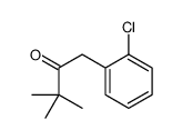 1-(2-chlorophenyl)-3,3-dimethylbutan-2-one结构式