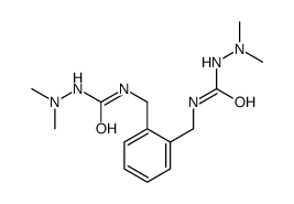 4,4'-[phenylenebis(methylene)]bis[1,1-dimethylsemicarbazide] structure