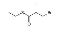 1-bromo-2-[(ethylthio)carbonyl]propane结构式