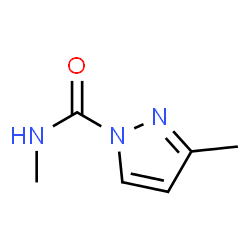 1H-Pyrazole-1-carboxamide,N,3-dimethyl-(9CI)结构式