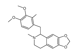 1,2,3,4-tetrahydro-1-(3,4-dimethoxy-2-methylphenylmethyl)-2-methyl-6,7-methylenedioxyisoquinoline Structure