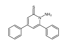 1-amino-4,6-diphenylpyridine-2-thione结构式
