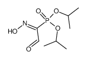 (E)-(diisopropoxyphosphinyl)(hydroxylimino)acetaldehyde Structure