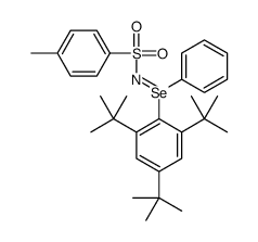 4-methyl-N-(phenyl(2,4,6-tri-tert-butylphenyl)-l4-selanylidene)benzenesulfonamide Structure