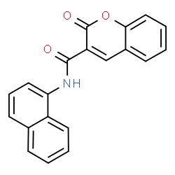N-(naphthalen-1-yl)-2-oxo-2H-chromene-3-carboxamide Structure