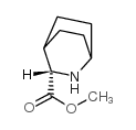 2-Azabicyclo[2.2.2]octane-3-carboxylicacid,methylester,(3S)-(9CI) structure