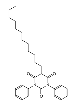 5-dodecyl-1,3-diphenyl-1,3-diazinane-2,4,6-trione Structure