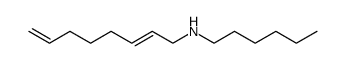 (E)-N-hexylocta-2,7-dien-1-amine结构式
