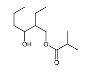 Isobutyric acid 2-ethyl-3-hydroxyhexyl ester Structure