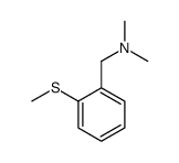 N,N-dimethyl-1-(2-methylsulfanylphenyl)methanamine结构式