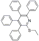 2-(Ethylthio)-3,4,5,6-tetraphenylpyridine结构式