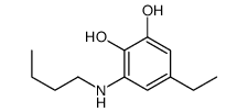 1,2-Benzenediol,3-(butylamino)-5-ethyl-(9CI)结构式