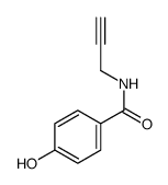 4-hydroxy-N-prop-2-ynylbenzamide结构式