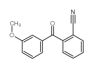 2-CYANO-3'-METHOXYBENZOPHENONE Structure