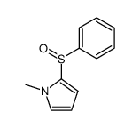 N-Methyl-2-(phenylsulfinyl)pyrrole结构式