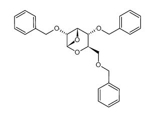 1,3-anhydro-2,4,6-tri-O-benzyl-β-D-glucopyranose Structure