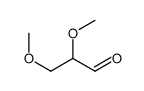 2,3-dimethoxypropanal Structure