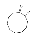 (R)-2-methylcyclodecanone Structure