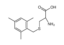 (2R)-2-amino-3-[(2,4,6-trimethylphenyl)methylsulfanyl]propanoic acid结构式
