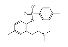 [2-[2-(dimethylamino)ethyl]-4-methylphenoxy]-(4-methylphenyl)phosphinate结构式