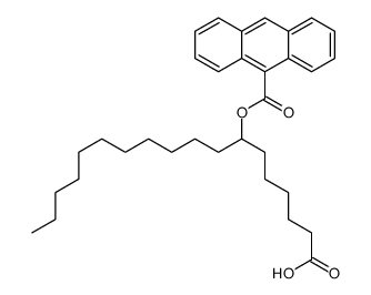 7-(anthracene-9-carbonyloxy)octadecanoic acid结构式