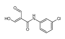 (E)-N-(3-chlorophenyl)-2-formyl-3-hydroxyacrylamide Structure
