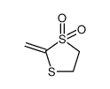 2-Methylen-1,3-dithiolan-S,S-dioxid Structure