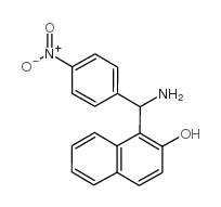 1-[AMINO-(4-NITRO-PHENYL)-METHYL]-NAPHTHALEN-2-OL structure