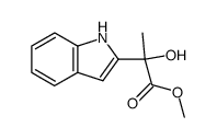 methyl 2-hydroxy-(2-indolyl)propionate Structure